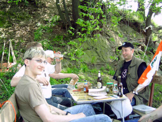 1. Mai 2005 - Mittagsrast bei S�rnzig