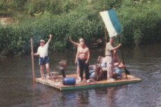 Flo�fahrer auf der Mulde