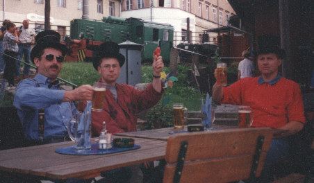 im "Prellbock" in Lunzenau