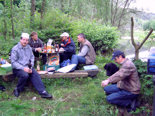 Mittagsrast auf der "Anlage"