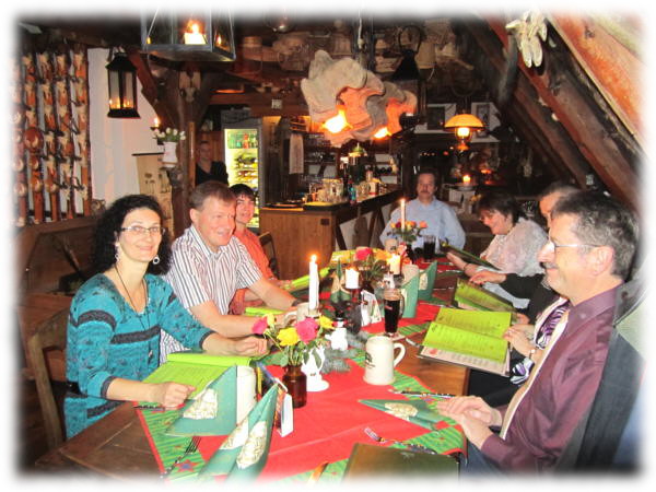 Weihnachtsfeier 2010 in Gr�tznickels Scheune